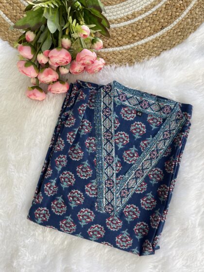 AV51 – Pure Jaipur Cotton Straight Cut Kurta