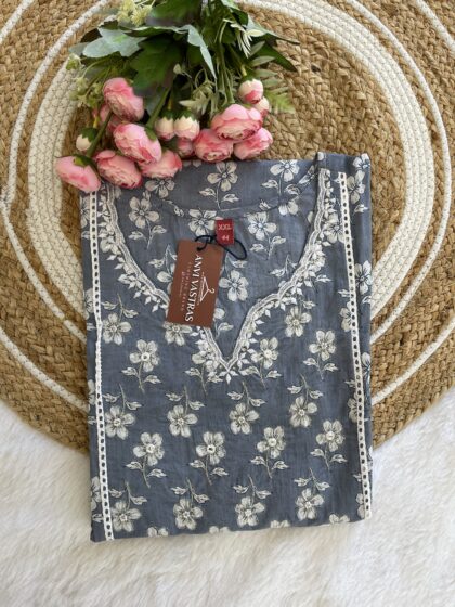 AV16- Pure Jaipur Cotton Straight Cut Kurta