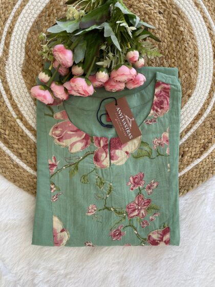 AV60 – Pure Jaipur Cotton Straight Cut Kurta